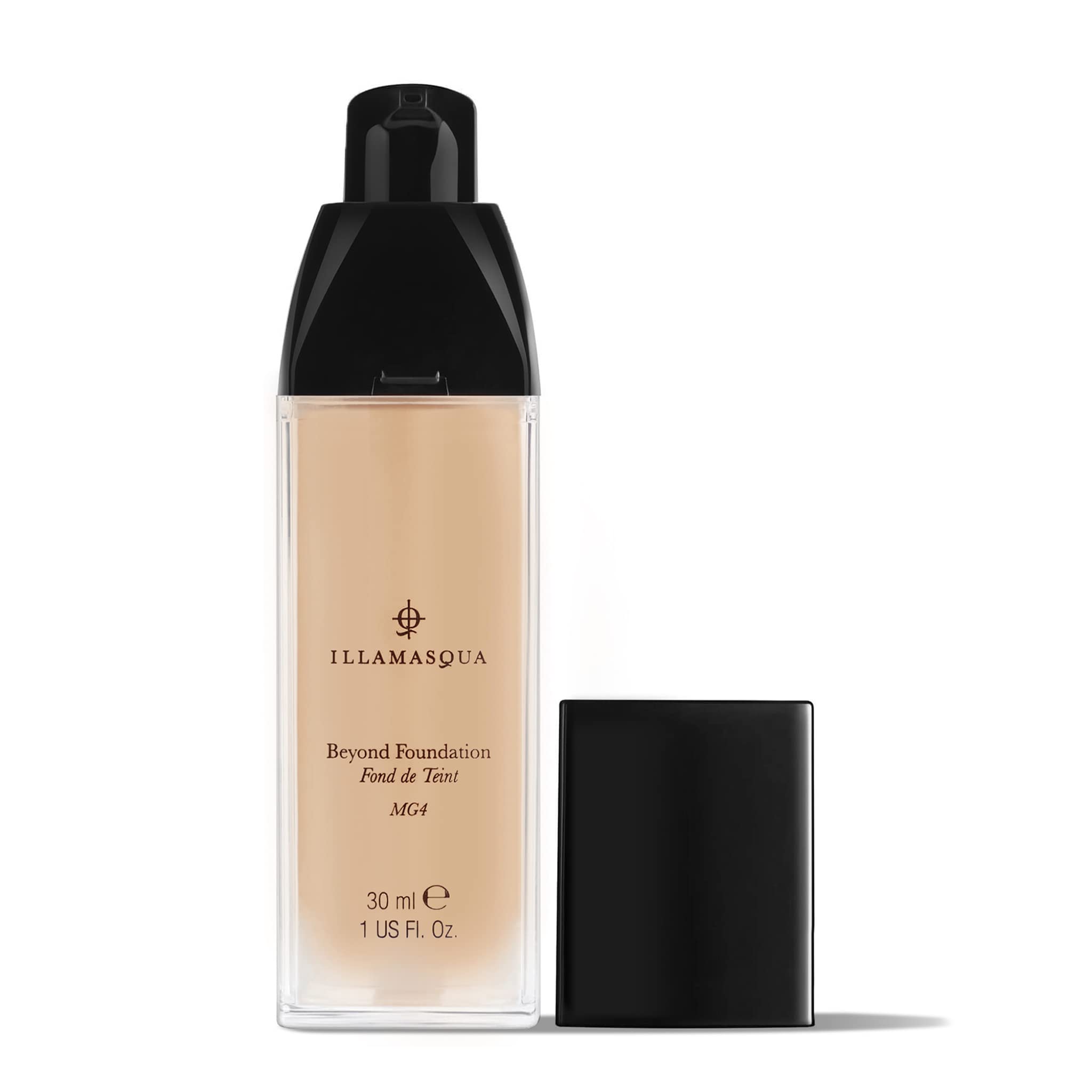 Illamasqua Beyond Foundation - MG4 | Ultra-lightweight Vegan Cruelty-free Dewy Illuminating Glass skin-finish