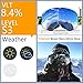 ZIONOR X Ski Snowboard Snow Goggles OTG Design for Men Women Adult with Spherical Detachable Lens UV Protection Anti-fog (VLT 8.4% Polarized Silver Lens)