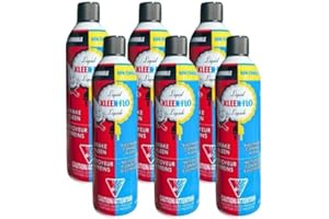 Liquid Kleen-Flo 313R Brake & Parts Kleen Brake Cleaner Brake Cleaner Spray Electrical Equipment Cleaner, 539g (Pack of 6) He