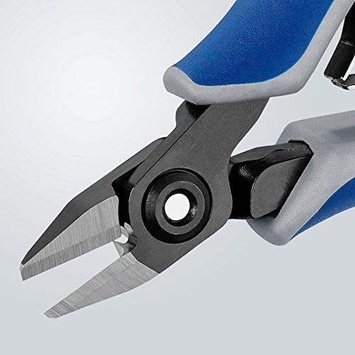 Knipex Präzisions-Elektronik-Seitenschneider brüniert, mit Mehrkomponenten-Hüllen 125 mm 79 42 125 Z – Bild 6