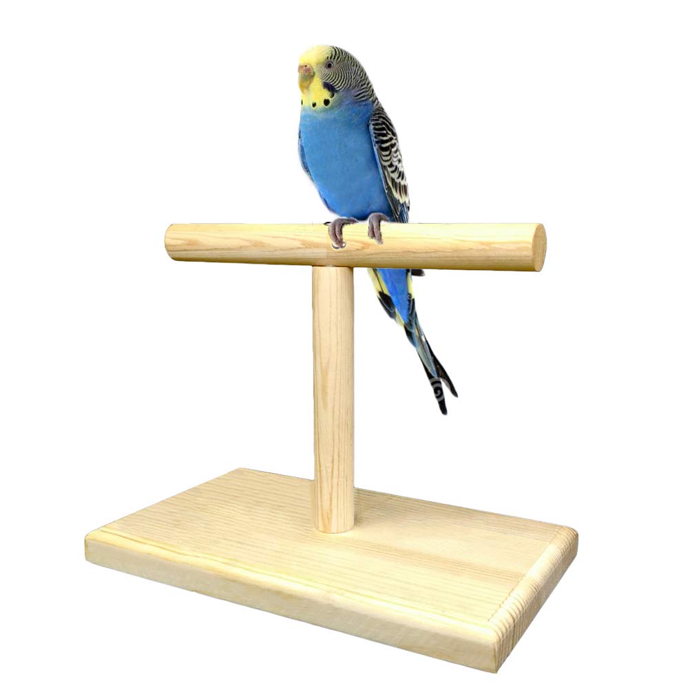 Photo 1 of LINSHRY Bird Training Stand, Portable Tabletop Bird Perch Spin Training Perch for Parakeets Conures Lovebirds or Cockatiels