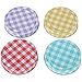 Lily's Home® Decorative Canning Lids for Mason Ball Jars. Assorted 4 Colors