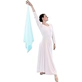 Danzcue Worship Dance Finger Loop Chiffon Drape