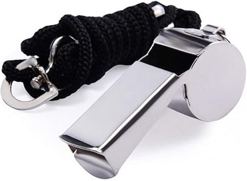Amazon Lprd コーチレフリーゲームホイッスルメタルホイッスル 色 Classic Long Mouth Black Rope Lprd ホイッスル