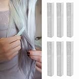 Platinum Silver Temporary Vibrant Hair Color | With Shades of Frosty Silver Set of 6 Vibrant Hair Color | It Is a Beautiful Way to Add Pastel Color Highlights to Your Hair.