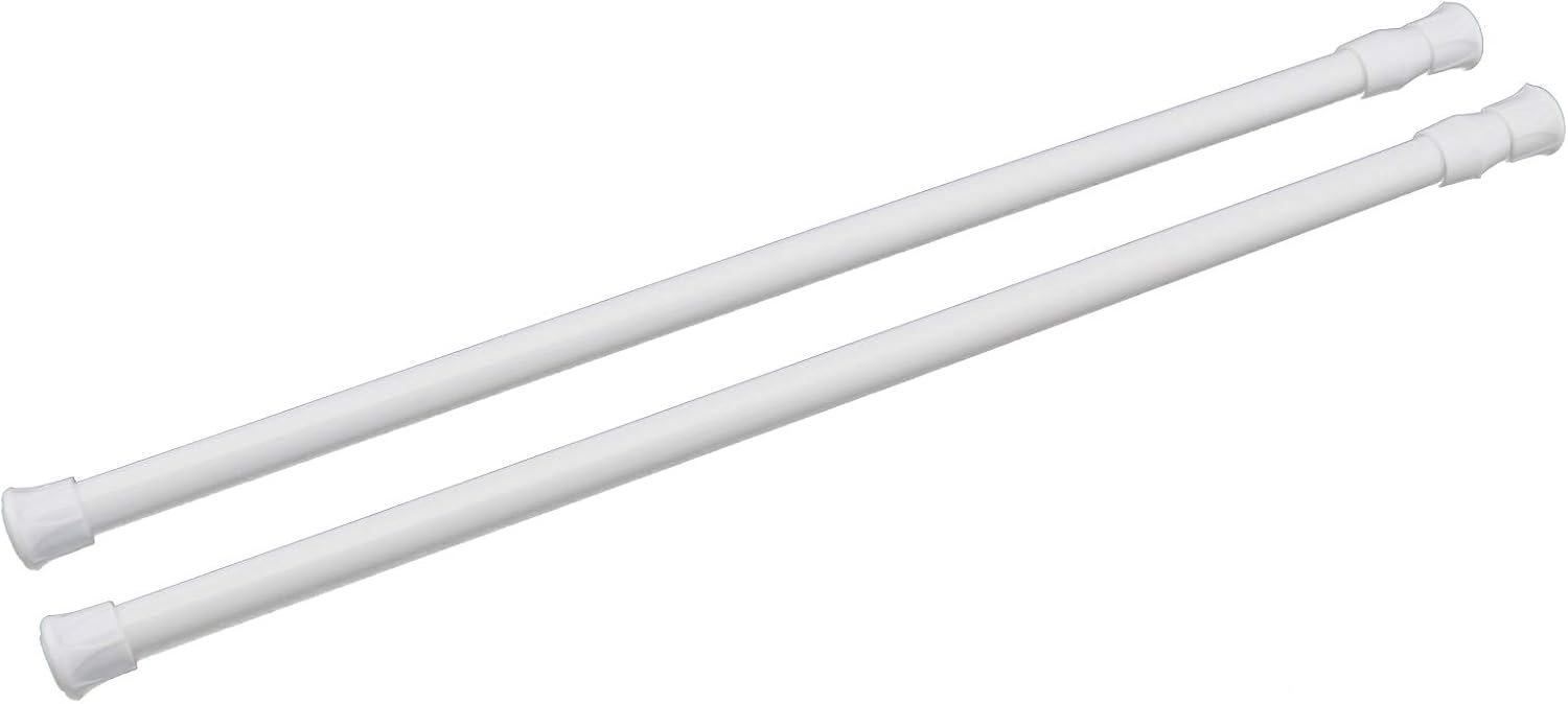 OTOTEC 5590cm Spring Loaded Extendable Rods Voile Net Curtain Tension