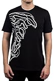 Versace Collection Men's Cotton Medusa Logo Graphic Crew Neck T-Shirt Black