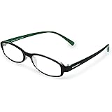 エッシェンバッハ 老眼鏡 READING MEGANE 弾性樹脂フレーム 日本製 +1.0度数 ブラック&times;グリーン 2994-3510