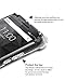 Yiakeng BlackBerry Motion Case, Dual Layer Shockproof Wallet Armor Soft Glitter Silicone Crystal Phone Cases Full Cover for BlackBerry Motion(Krypton) (Clear)