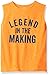 The Children's Place Boys' Little Graphic Tank Top, Orange, X-Small/4