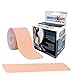 Beige Kinsology Therapist Choice Tapes Rolls | kinesio-Tape kinesiotape lypmphatic Flow Upper Extremity Tennis Golfers Pediatric Rehabilitation Hemiplegia Sciatica lymphoedema Mastectomy Skin Medical