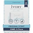 Ivory Original Bath Bar Soap with Notes of Aloe Scent, 3.17 oz (Pack of 3)
