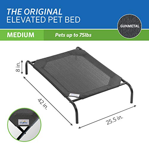 Coolaroo The Original Cooling Elevated Dog Bed, Indoor and Outdoor