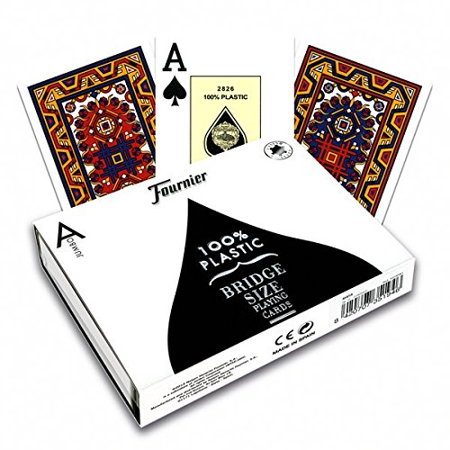 Fournier maya bridge size jumbo index playing cards