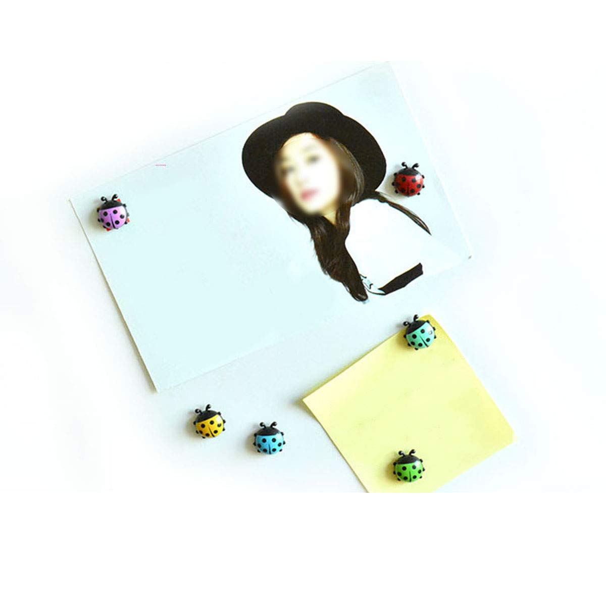 Vosarea 6 unids Creativo De Plástico Mariquita Árbol Refrigerador ...