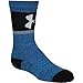 Under Armour Boy's UA Next Statement 2.0 Crew (Big Kid) Brilliant Blue Socks Youth LG (7-9 Big Kid Shoe)