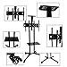 Witlucky Mobile TV Cart Rolling TV Stand for 32