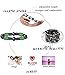 THUNARAZ 8Pcs Hematite Bracelet Magnetic Bracelets for Men Women