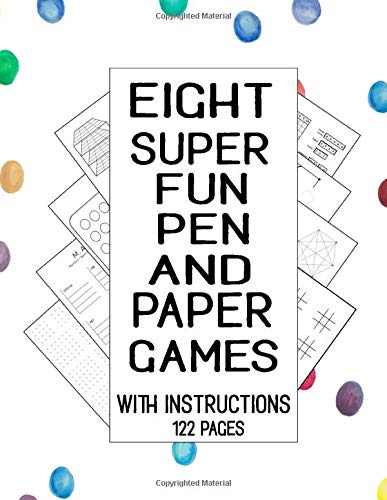 Amazon Com Eight Super Fun Pen And Paper Games With Instructions