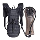Unigear Tactical Hydration Pack Backpack 900D with 2.5L Bladder for Hiking, Biking, Running, Walking and Climbing