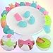 Outee Mochi Squishies Toys, 22 Pcs Glow in The Dark Squishies Soft Toys Stress Relief Squishies Mini Squishies Animal Stress Relief Mochi Squishies Animals Mini Squishies Kawaii Mini Mochi Squishies