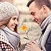 zjchao 24K Yellow Rose for Her, Eternal Eternity Love Real Gold Plated Rose Flower, Romantic Present for Wife, Girlfriend, Anniversary, Parting, Apologize (Yellow)