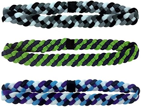 Sports Headband with NO SLIP GRIP technology - #1 Choice for Athletes! - Perfect for Keeping Your Hair in Place while Running, Working Out, Yoga, Soccer, Softball, Basketball, Volyball or Any Sport