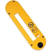 DWE7402DI Dado Throat Plate fits DeWalt DWE7491RS DWE7491 | Yellow DWE7402DI dado insert plate fits DeWalt 10" table saws DWE7490, DWE7491, DWE7491RS, DWE7492.