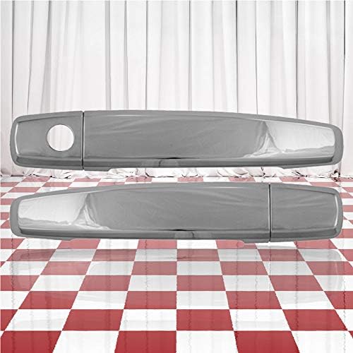 Brighter Design Set of Two Chrome Door Handle Covers for 2009-15 Chevy Camaro Base/LS/LT/SS/RS