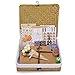 Scrapbook with 100% Handcrafted Rattan Photo Album Storage Box, DIY Anniversary, Wedding Photo Album, with DIY Accessories Kit