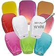 Paper Lanterns To Release&In Memory,16 Pack Colored, Chinese Lanterns Easy to Use, Paper Lanterns were The Highlight of Party! Chinese Lanterns for Memory of Family.