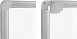 ALLboards Whiteboard 120x80cm Magnetic Aluminium Frame Dry Wipe view 8