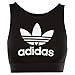 adidas Originals Women's Originals Trefoil Sports Bra, Black/White, Medium