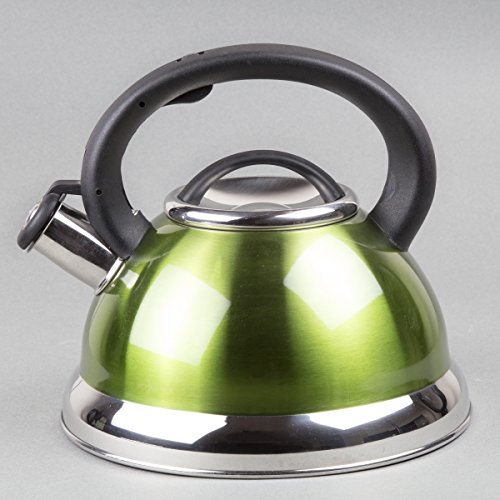 Creative Home Alexa Stainless Steel Whistling Tea Kettle with Aluminum