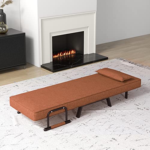 Giantex Convertible Sofa Bed, 4in1 Sleeper Chair With Pillow, Modern