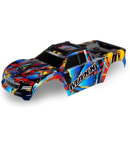 Amazon.com: Traxxas 8918T - Maxx Body for Extended Chassis, Orange