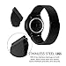 Cbin Smartwatch Samsung Gear S2 Classic/Gear Sport Band, Stainless Steel Magnetic Mesh Milanese Loop Closure Replacement Band For Samsung Gear Sport SM-R600 & Gear S2 Classic SM-R732 SM-R735 Black
