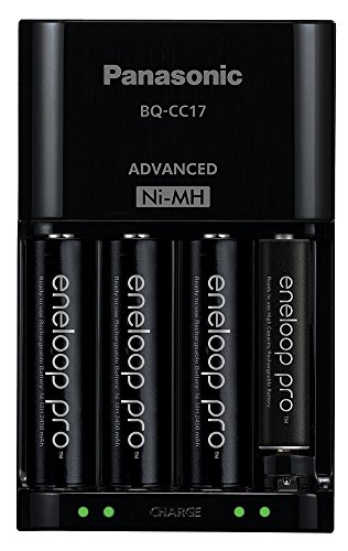 Panasonic-eneloop-Advanced-Individual-Battery-Charger-with-4-LED-Charge-Indicator-Lights