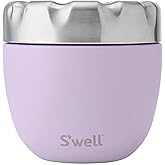 S'well Eats Stainless Steel Food Bowls, 21.5oz, Lilac, Triple-Layered Vacuum-Insulated Containers Keeps Food Cold for 11 Hours and Hot for 7 hours, Condensation Free, BPA Free