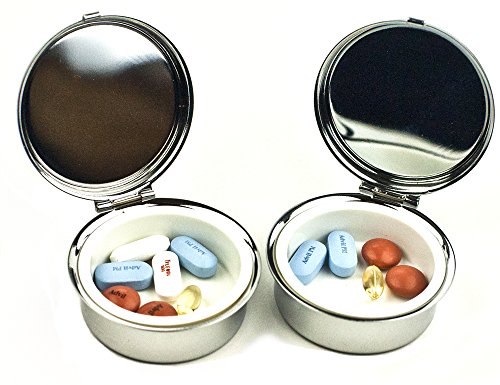 GoPillable Starfish Pink and GreenPill Box for Purse or Pocket