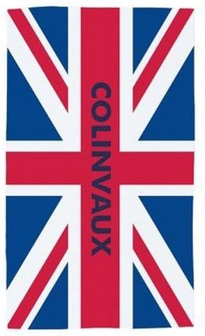 Checkerboard ADJ-QEU-M Union Jack Personalized Throw Rug