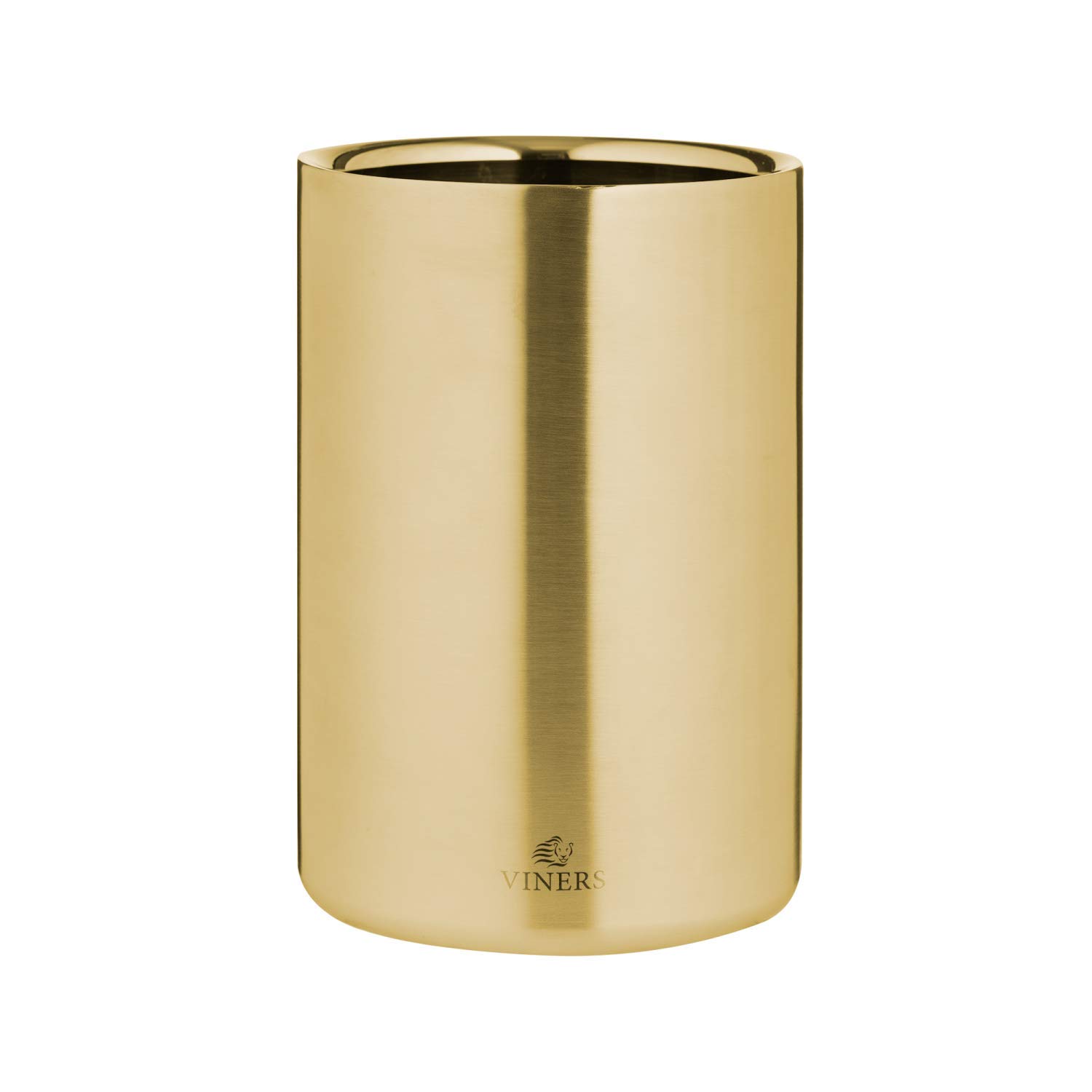 Viners Barware Gold Double Wall Ice Bucket, 1.3 L