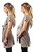 sofsy Soft-Touch Rayon Blend Tie Front Nursing & Maternity Fashion Top Olive Green Large