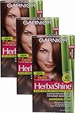 Garnier HerbaShine Hair Color, 632 Light Warm Brown (Pack of 3)