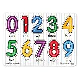 Kitchen MELISSA & DOUG SEE-INSIDE NUMBERS PEG PUZZLE (Set of 3) Book