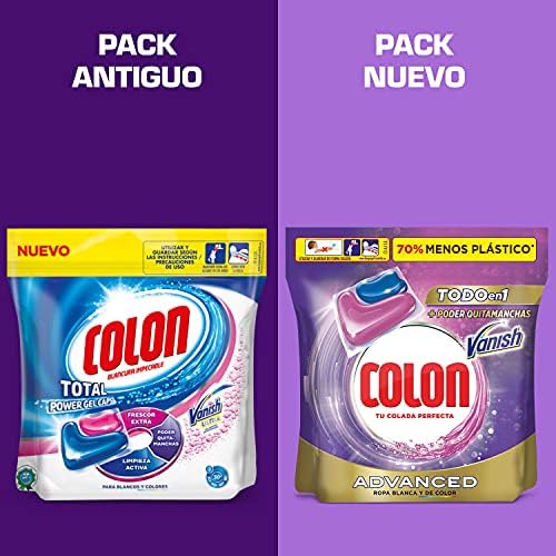 Detergente Capsulas, Azul, 32 Unidad (Paquete de 1), El embalaje puede variar