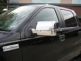 Ford F-150 Chrome Mirror Covers: Fits 2004, 2005, 2006, 2007 and 2008 Ford F150 XLT or FX4 Models