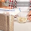 Vtopmart-4L-Large-Cereal-Containers-Storage-SetAirtight-Plastic-BPA-Free-Kitchen-Pantry-Flour-StorageDispenser-KeepersSet-of-4-with-24-Labels Vtopmart 4L Large Cereal Containers Storage Set,Airtight Plastic BPA Free Kitchen Pantry Flour Storage,Dispenser Keepers…