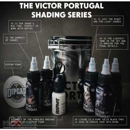 Radiant Colors Victor Portugal Profesional Shading Series 5 Color Set