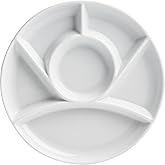 Trudeau Fondue Plates Round - Set of 4